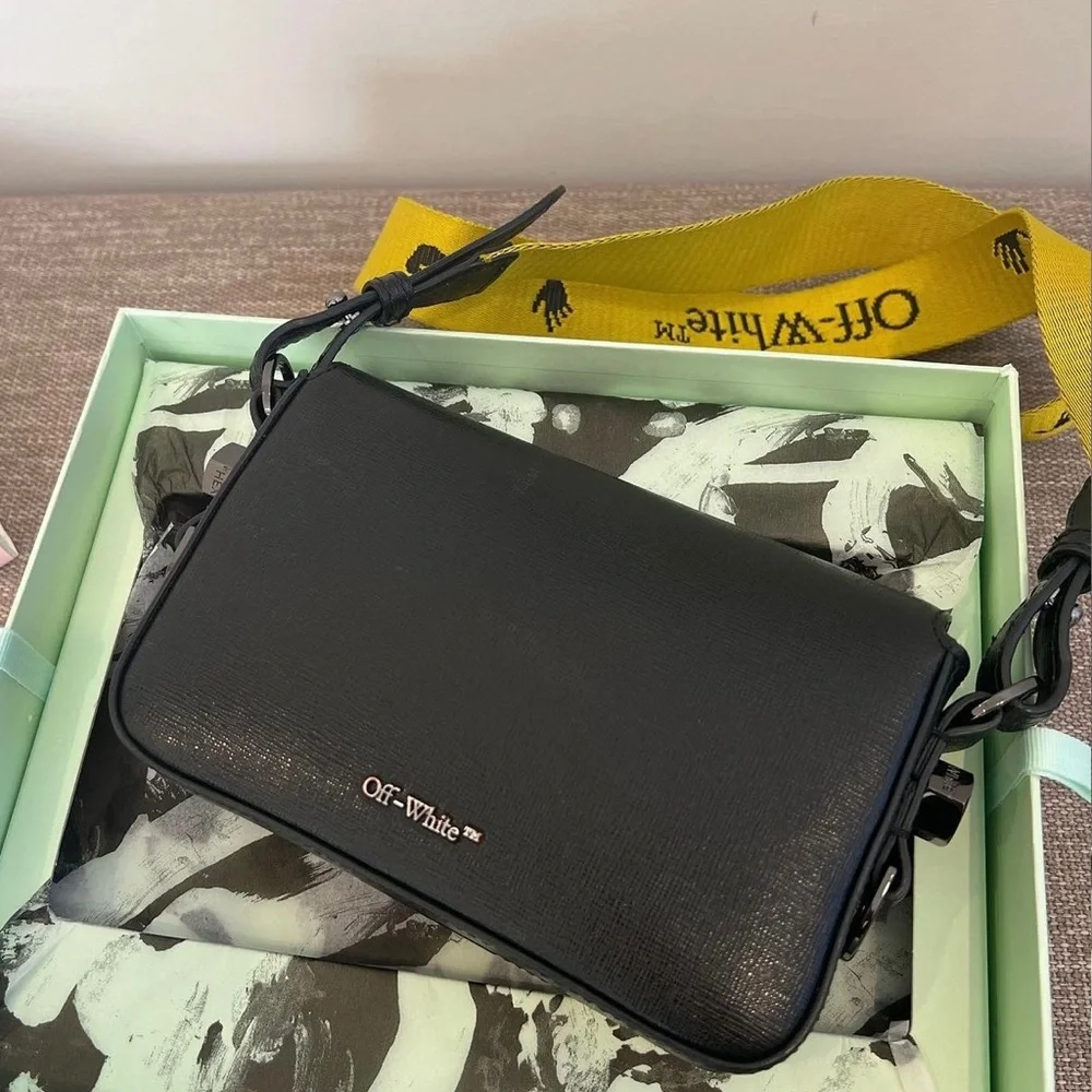 Off white Diagonal Flap Bag - Picture 7 of 7